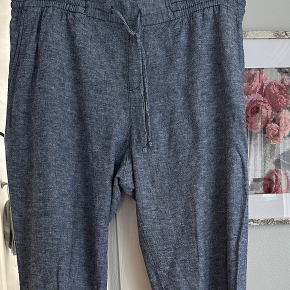 Old Navy Pants - Ladies Old Navy XL Linen Blend Crop Pants